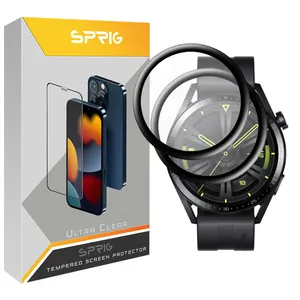 Sprig SPG Nano Screen Protector For Huawei GT3 46mm Pack of 2