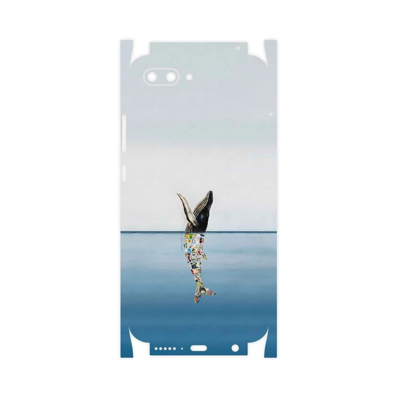 برچسب پوششی ماهوت مدل Collage of Sea Trash-FullSkin مناسب برای گوشی موبایل آنر 10