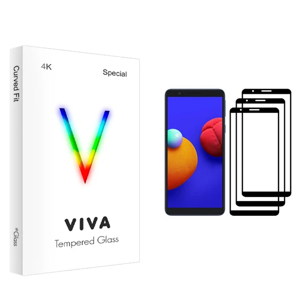 محافظ صفحه نمایش ویوا مدل 4K مناسب برای گوشی موبایل سامسونگ Galaxy A01 Core بسته سه عددی