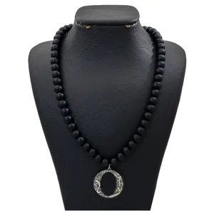 گردنبند نقره زنانه دلی جم طرح O  کد D 700