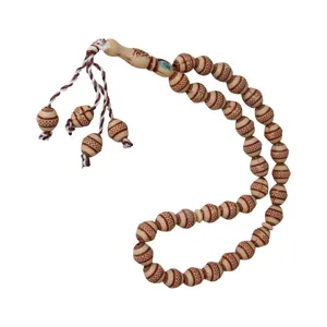 تسبیح بازرگانی میلادی مدل چوبی کد T_314