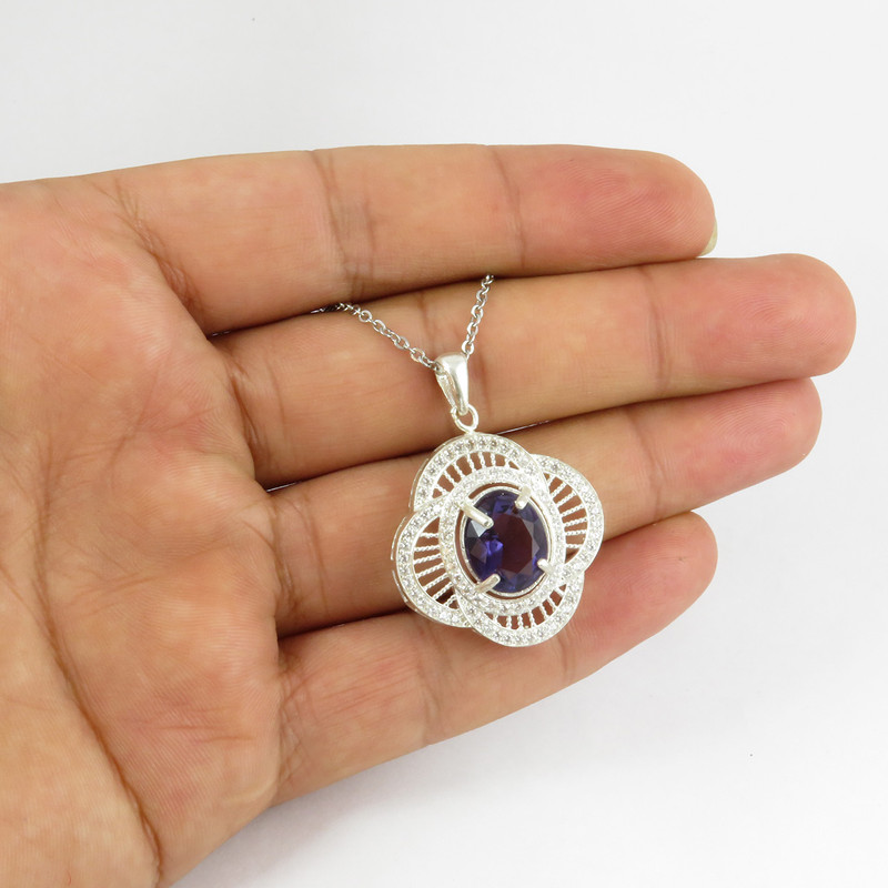 گردنبند نقره زنانه مدل AV177N-S12 C4