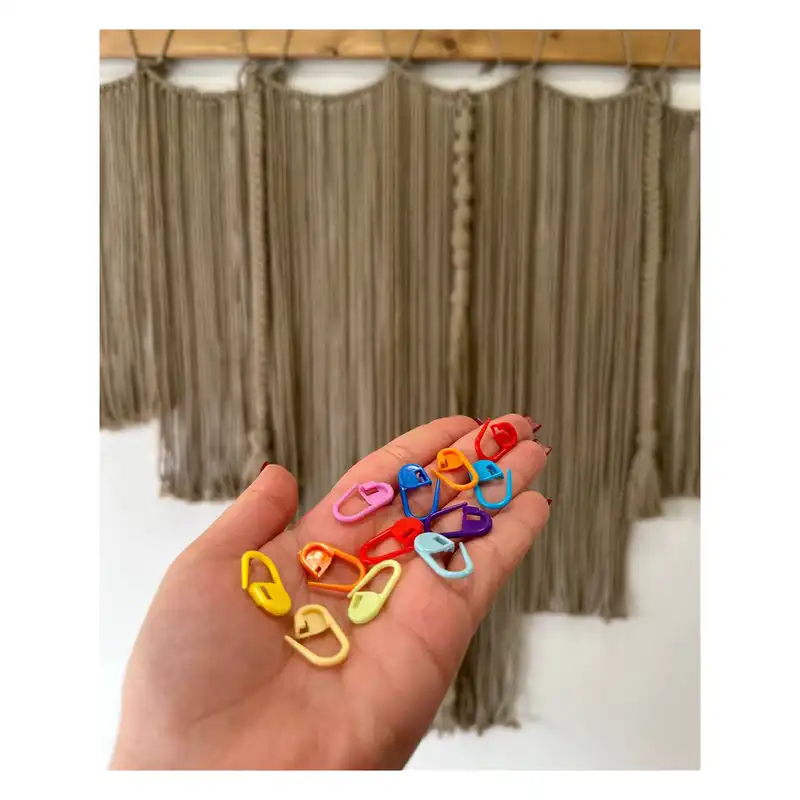 میل بافتنی مدل Pack کد 80Cm-4.0Mm به همراه سنجاق نشانه گذار بافتنی مجموعه 5 عددی