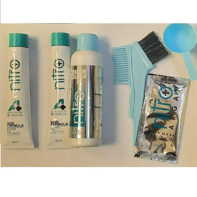 کیت رنگ مو و ابرو نیترو پلاس شماره 10.31 حجم 100 میلی لیتر رنگ بلوند بژ پلاتینه