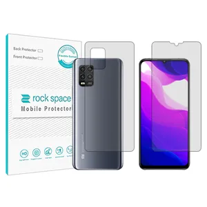 Rockspace transparent screen protector HyGEL model suitable for Xiaomi Mi 10 Lite mobile phone with back protector