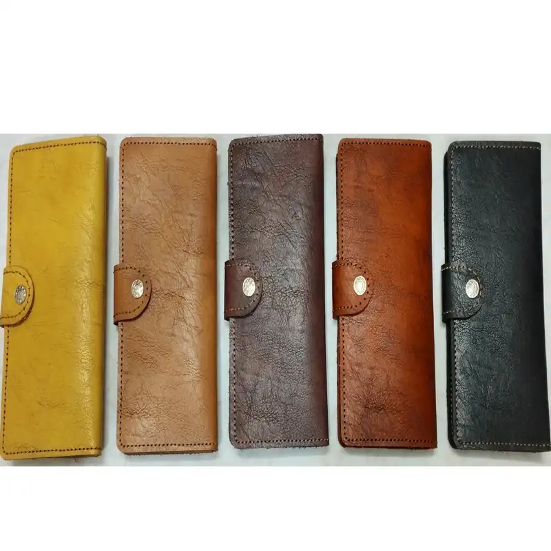 کیف پول چرمی مدل دست دوز