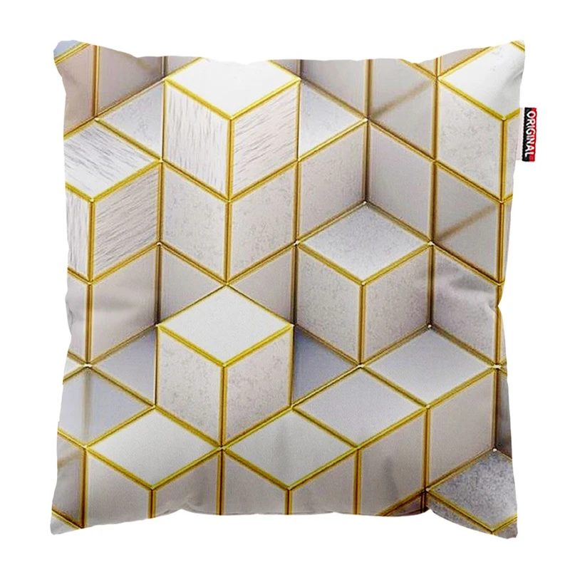 کوسن پاد آفرین طرح هندسی مدرن کد 3186 سایز 40*40 سانتی متر