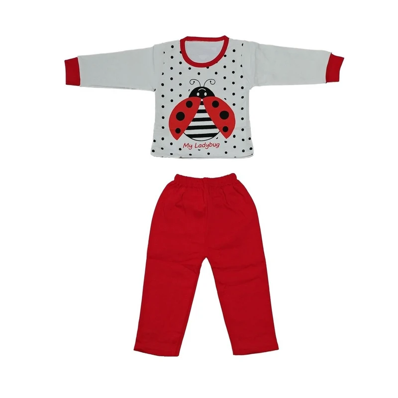 ست تی شرت و شلوار دخترانه کد 7777K