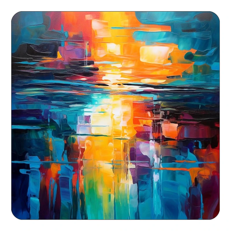 مگنت کاکتی طرح نقاشی رنگ روغن مدل mp71141