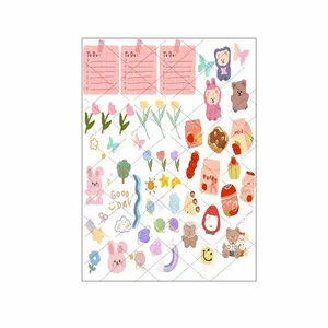 برچسب مدل برش نخورده طرح اسکرپ بوک خرگوش و خرس