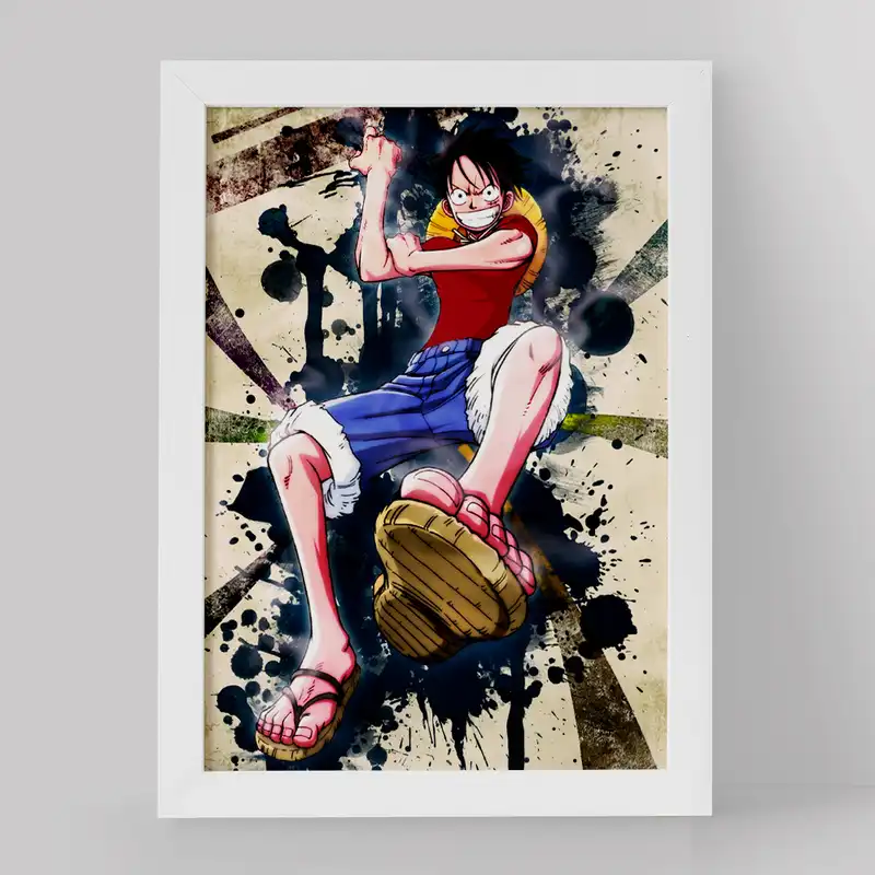 تابلو خندالو مدل لوفی انیمه وان پیس One Piece کد 17239