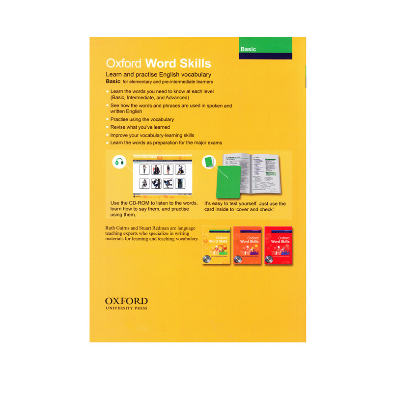 کتاب Oxford Word Skills Basic اثر Ruth Gairns And Stuart Redman انتشارات سپاهان