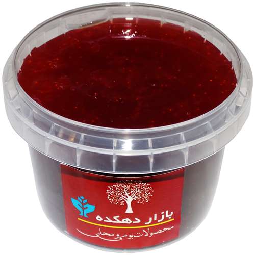 مربا توت فرنگی خانگی بازار دهکده - 400 گرم