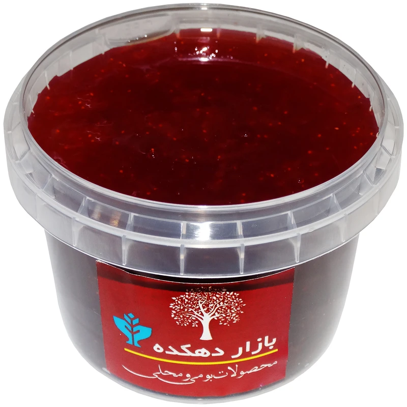 مربا توت فرنگی خانگی بازار دهکده - 400 گرم