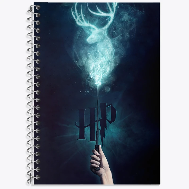 دفتر زبان 50 برگ خندالو مدل دو خط طرح هری پاتر (Harry Potter) کد F863