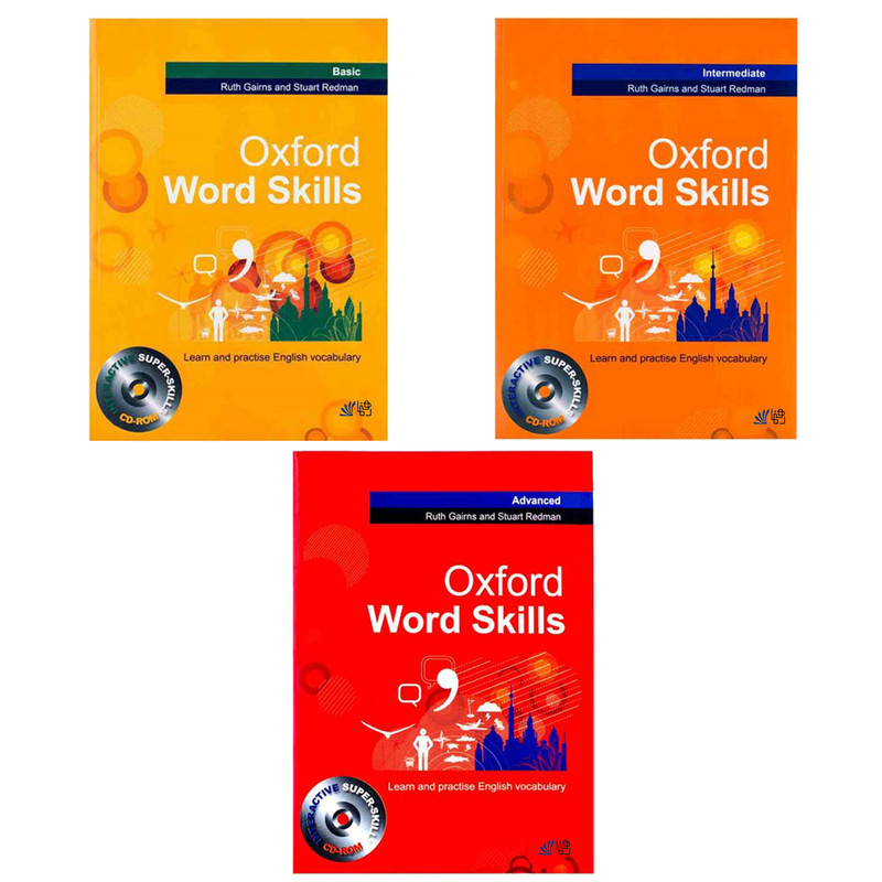 کتاب Oxford Word Skills اثر Ruth Gairns And Stuart Redman انتشارات رهنما 3 جلدی کتاب Oxford Word Skills اثر Ruth Gairns And Stuart Redman انتشارات رهنما 3 جلدی