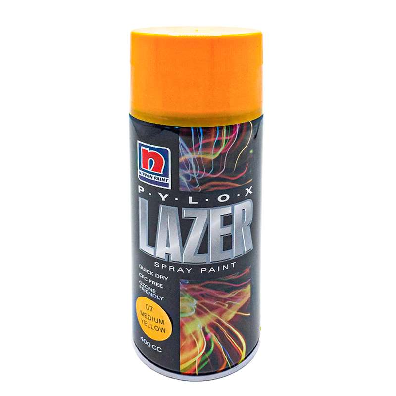 اسپری رنگ نارنجی نیپون مدل لیزر کد 07 حجم 400 میلی لیتر