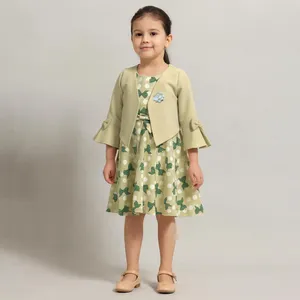 ست کت و سارافون دخترانه مدل پاپیون