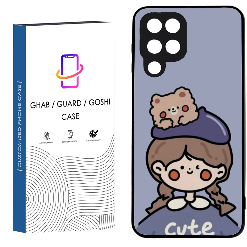 کاور قاب گارد گوشی طرح دخترانه کد 50 - TPU مناسب برای گوشی موبایل سامسونگ Galaxy A22 4G