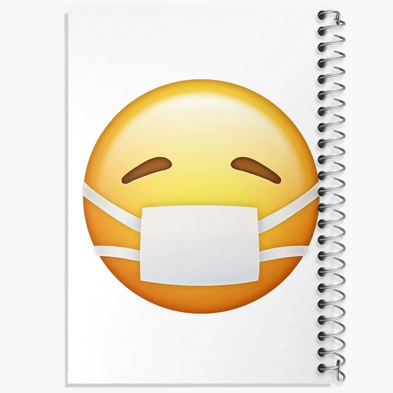 دفتر نت موسیقی 50 برگ خندالو مدل ایموجی کد 24652