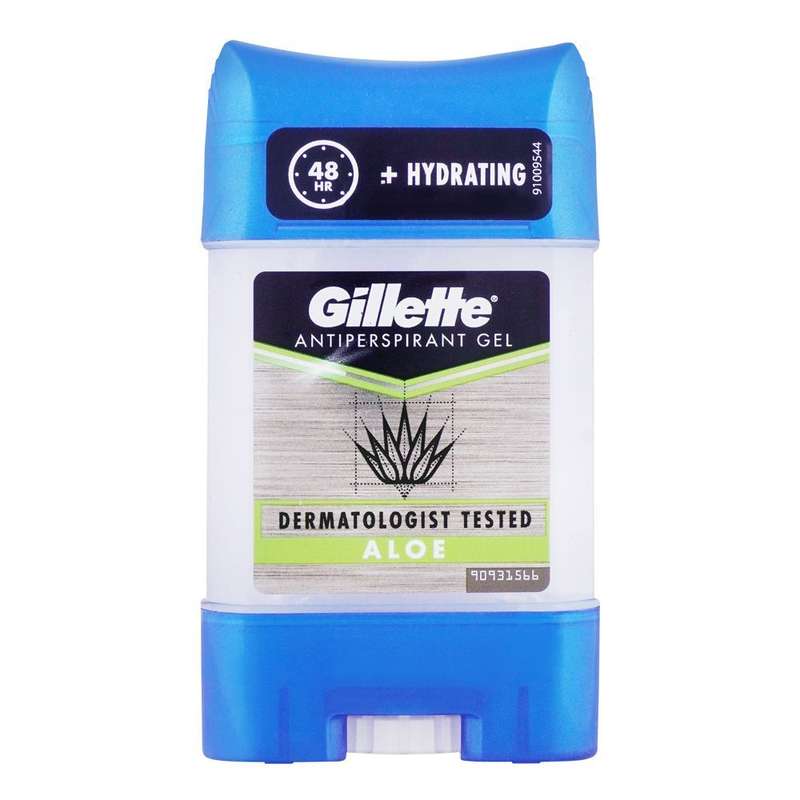 ژل شفاف ضد تعریق مردانه ژیلت مدل Aloe حجم 70 میلی لیتر