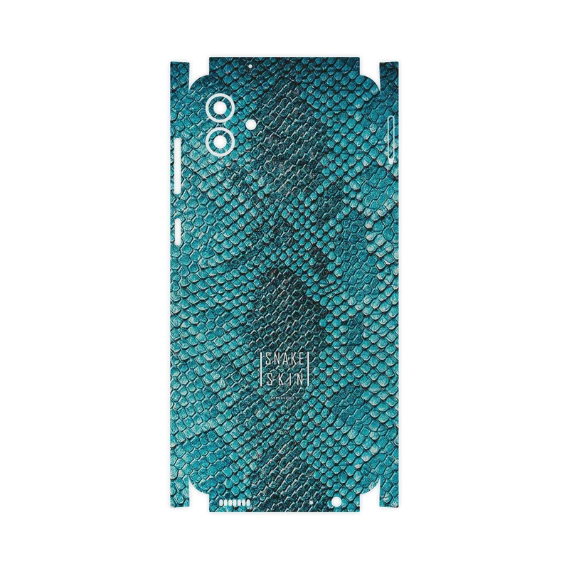 برچسب پوششی ماهوت مدل Blue Snake Skin-FullSkin مناسب برای گوشی موبایل سامسونگ Galaxy A04
