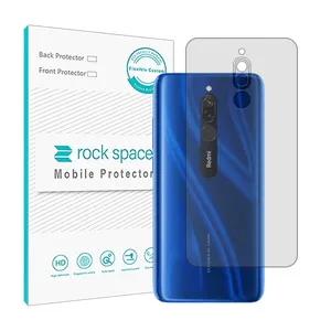Transparent Rockspace HyGEL phone back protector suitable for Xiaomi Redmi 8 mobile phone