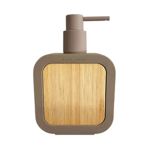 مخزن مایع دستشویی رومیزی زاراهوم مدل مستطیل بامبو کد 507/48