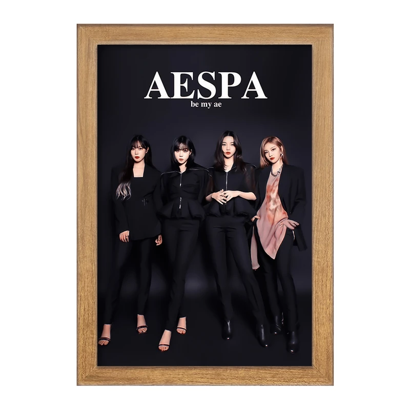 تابلو خندالو مدل گروه آسپا Aespa  کد 19751