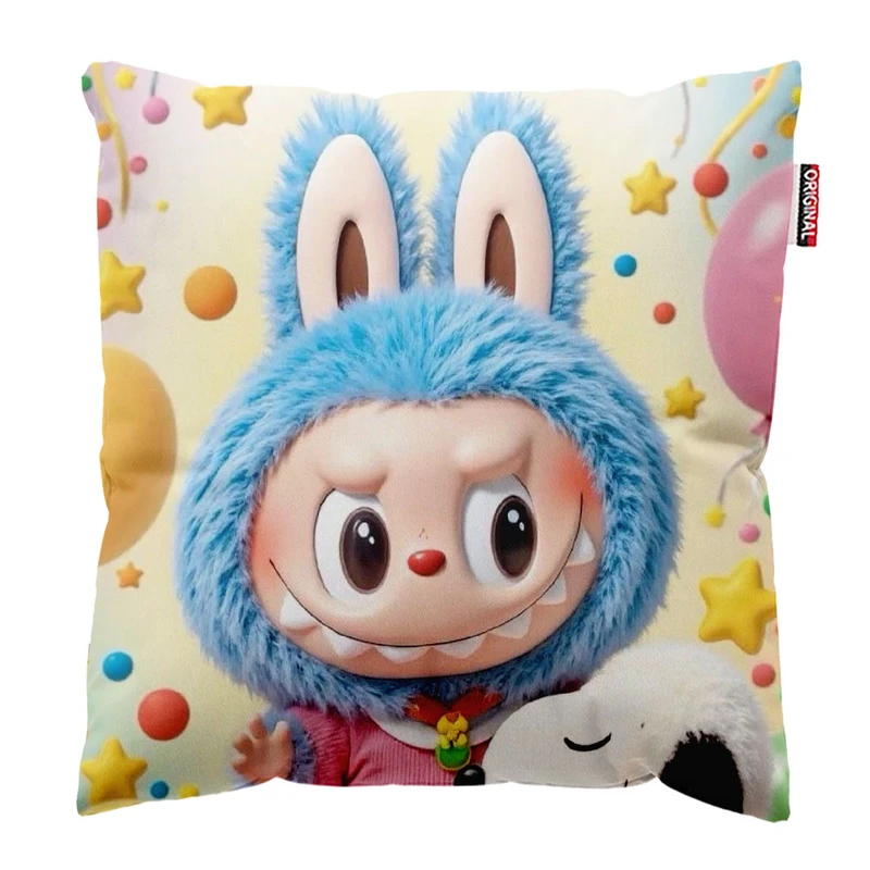 کوسن پاد آفرین طرح لبوبو کد 143 سایز 30*30 سانتی متر