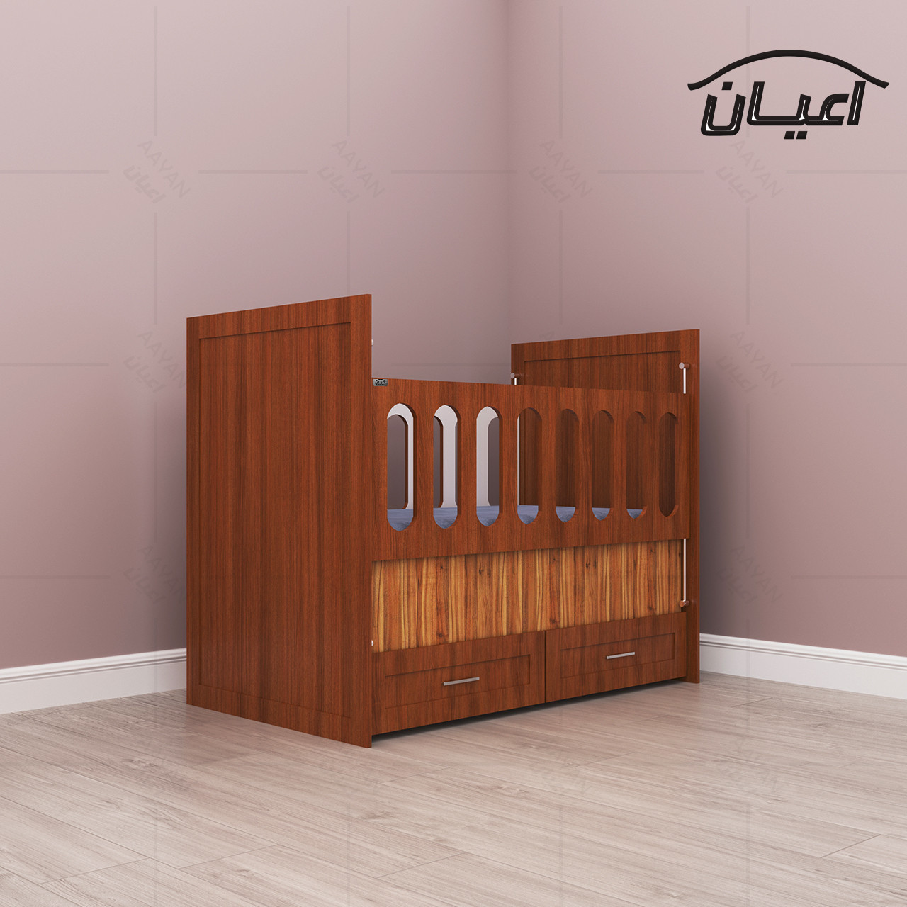 تختخواب کودک اعیان مدل FH397