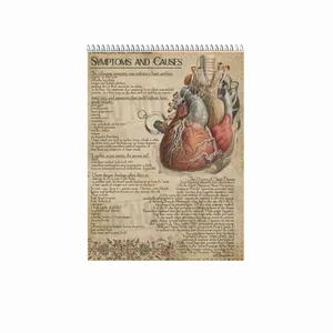 دفتر شطرنجی 100 برگ طرح Heart