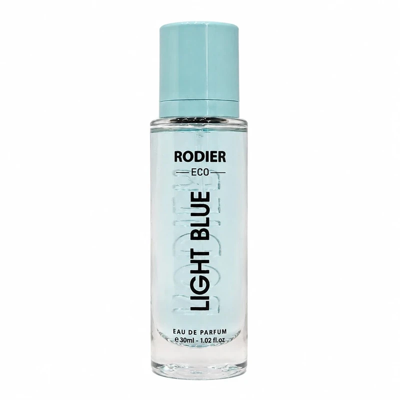 عطر جیبی رودیر مدل Light Blue با رایحه خنک و مرکباتی حجم 30 میلی‌لیتر