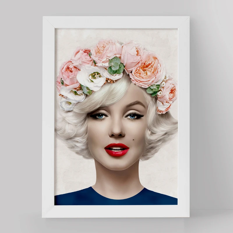 تابلو خندالو مدل مرلین مونرو کد 3978