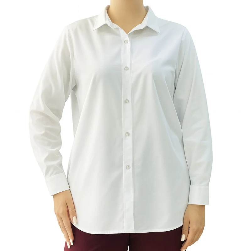 شومیز آستین بلند یقه برگردان زنانه مدل آلارا 099