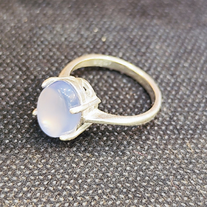 انگشتر نقره زنانه مدل سنگ عقیق یمانی کبود کد 453 انگشتر نقره زنانه مدل سنگ عقیق یمانی کبود کد 453