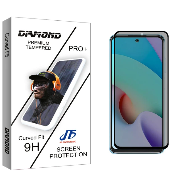 محافظ صفحه نمایش حریم شخصی جی اف مدل Diamond Glass مناسب برای گوشی موبایل شیائومی Poco M4 Pro 5G