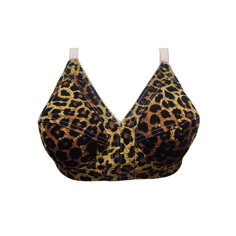 سوتین بالکنی زنانه مدل پلنگی سه دوخت کد 509