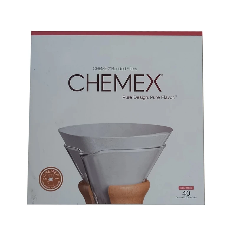 فیلتر قهوه ساز مدل کمکس 6CUP  بسته 40 عددی