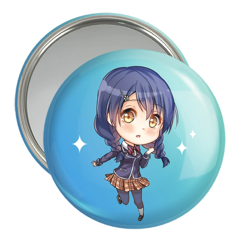 آینه جیبی خندالو مدل مگومی انیمه جنگ غذاها Food Wars  کد 16983