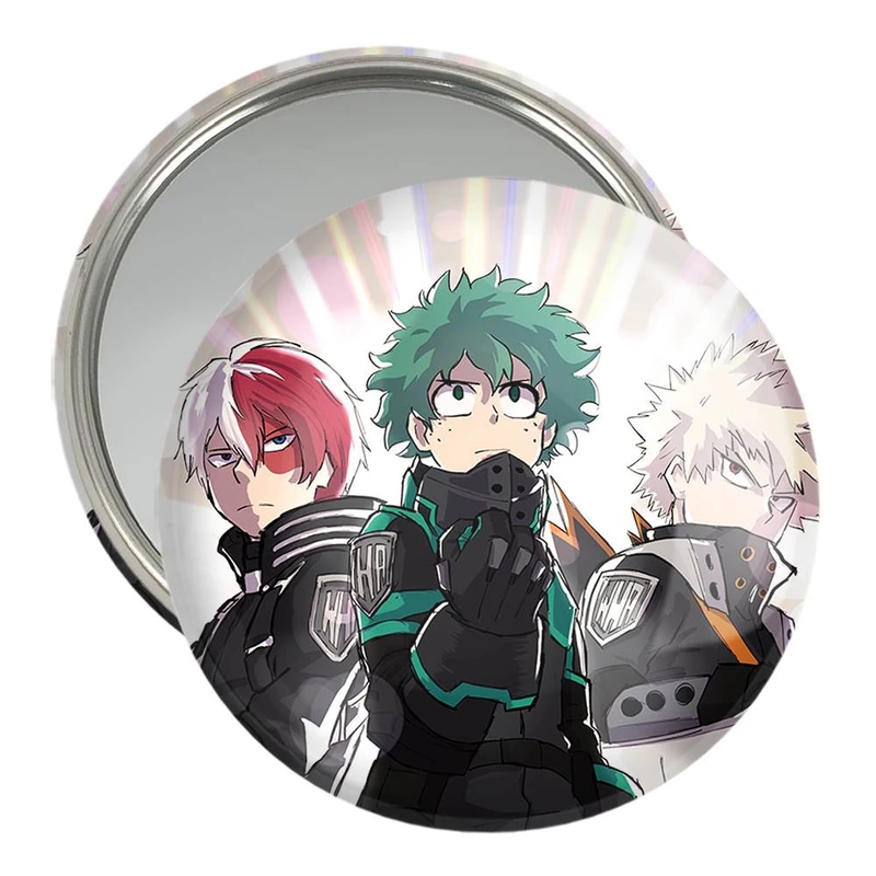 آینه جیبی خندالو مدل انیمه آکادمی قهرمان من My Hero Academia  کد 10077