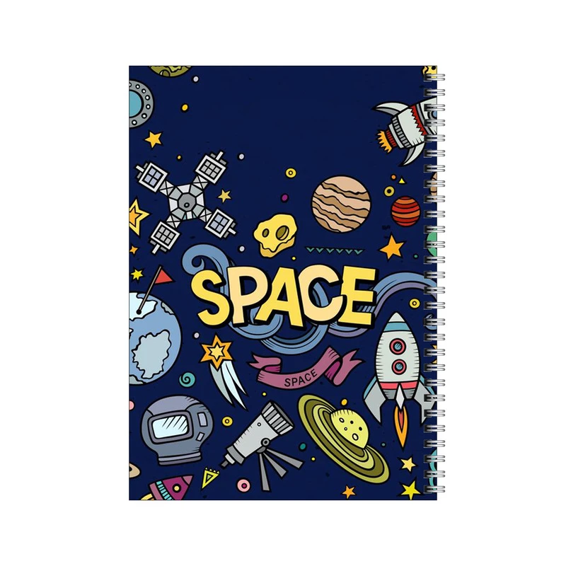 دفتر مشق 50 برگ بامبیلیپ طرح فضا و فضانوردی کد 0630845