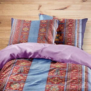 سرویس روتختی مدوپد طرح کناره کردستان نقشه قشقایی مدل C-Ghashghaee09 یک نفره 4 تکه