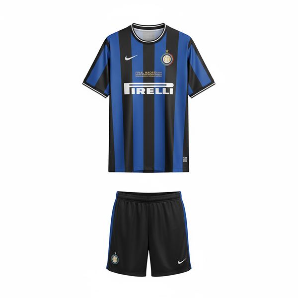 ست تیشرت آستین کوتاه و شلوارک ورزشی مردانه مدل اینتر میلان کد Home 2010