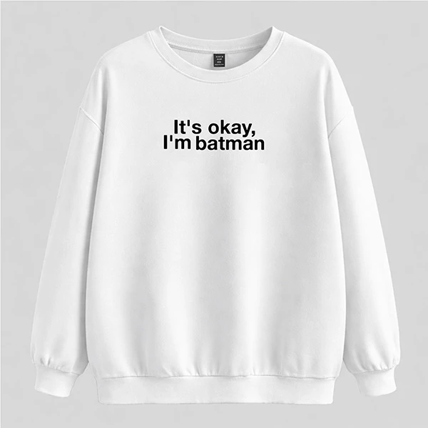 سویشرت مردانه مدل دورس مدل بتمن 