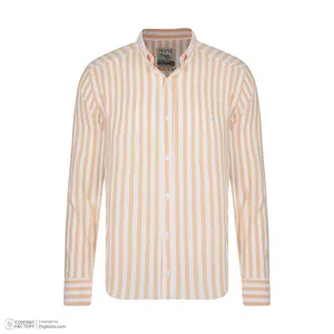 پیراهن آستین بلند مردانه راه دار مدل R4