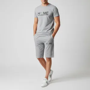 ست تی شرت و شلوارک مردانه مدل HOME A45