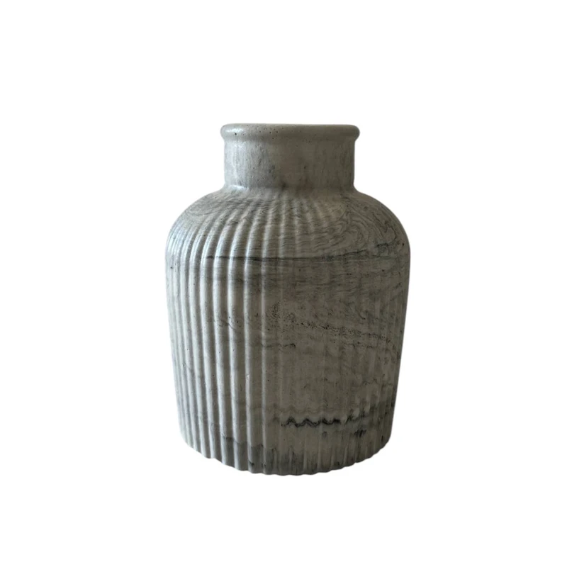 گلدان دکوری مدل مراکشی رگه دار