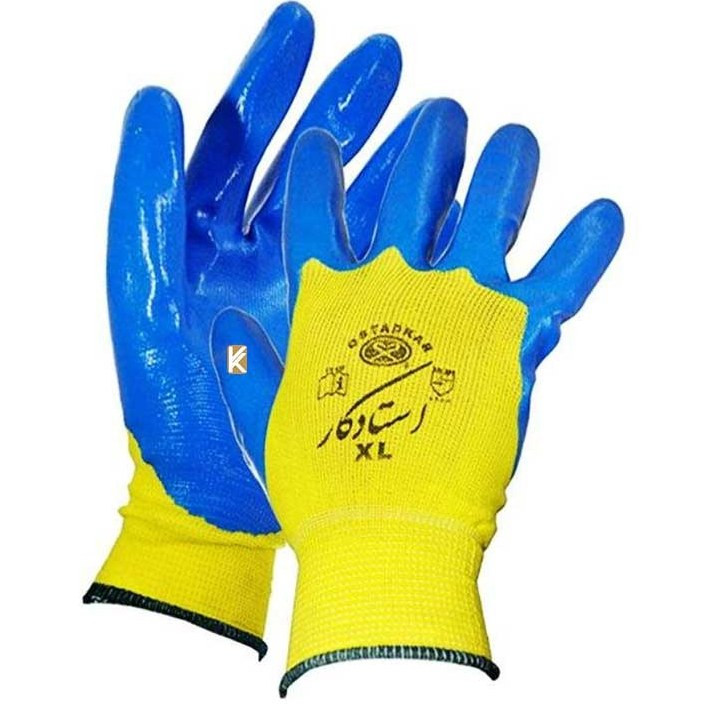 دستکش صنعتی استاد کار مدل نیتریل بسته 2 عددی دستکش صنعتی استاد کار مدل نیتریل بسته 2 عددی