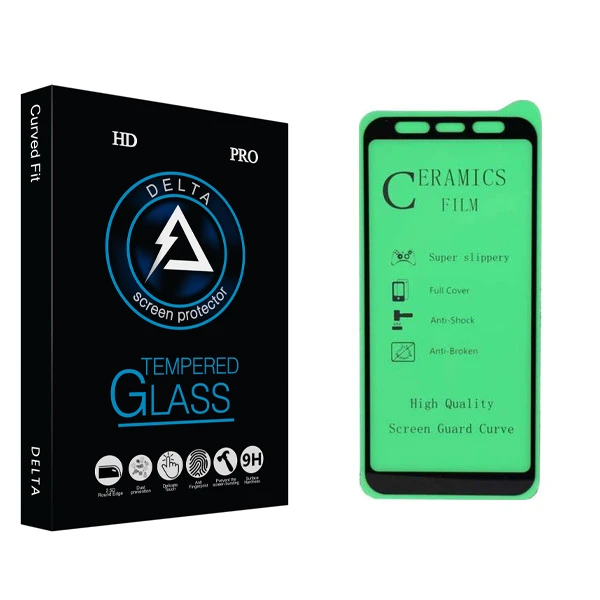 محافظ صفحه نمایش سرامیکی دلتا مدل Fit مناسب برای گوشی موبایل سامسونگ Galaxy A6 2018